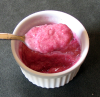 Sorbet de Vino Rioja - Rioja Wine Sorbet (c) 2008 Lisa Sierra Licensed to About.com